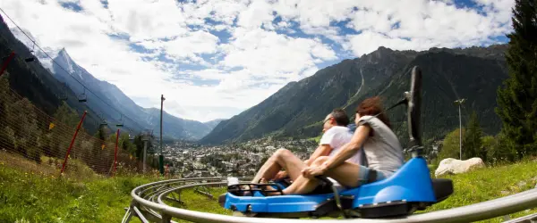 Luge sur rails Alpine Coaster de Chamonix