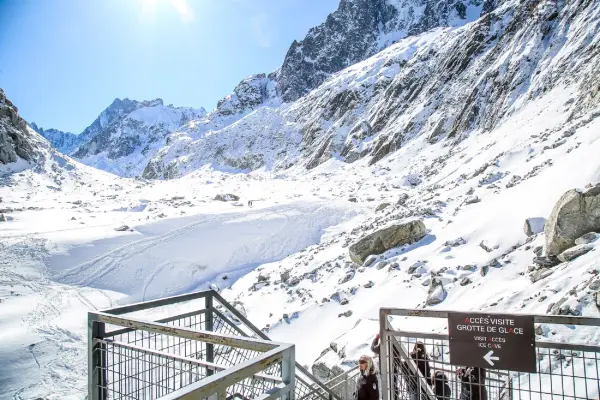 Vue sur la Mer de Glace