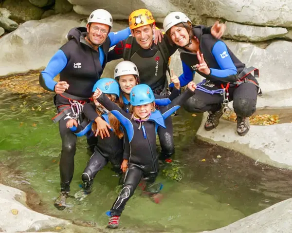 Mini canyon, randonnée aquatique