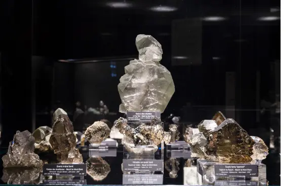 Quartz du Mont-Blanc, musée des Cristaux