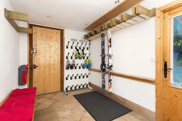 Heated Ski Room