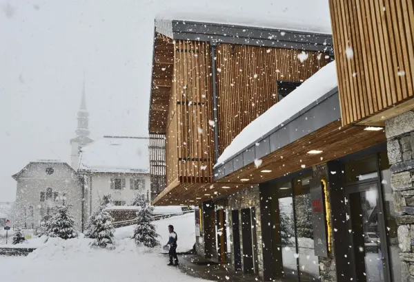 Neige à l'OT des Houches