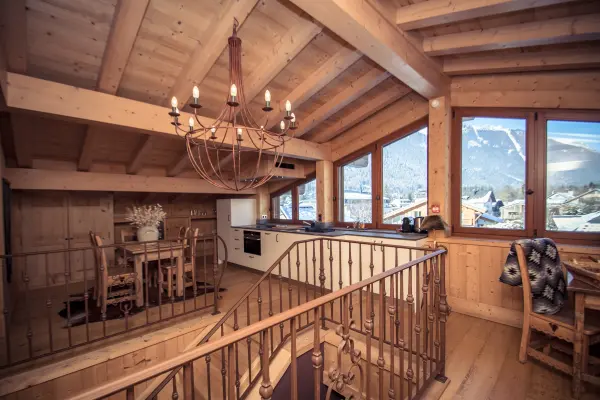 Pièce à vivre - Appartement Alpin 5 pax