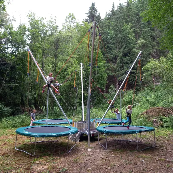 Trampolines élastiques à partir de 15kg