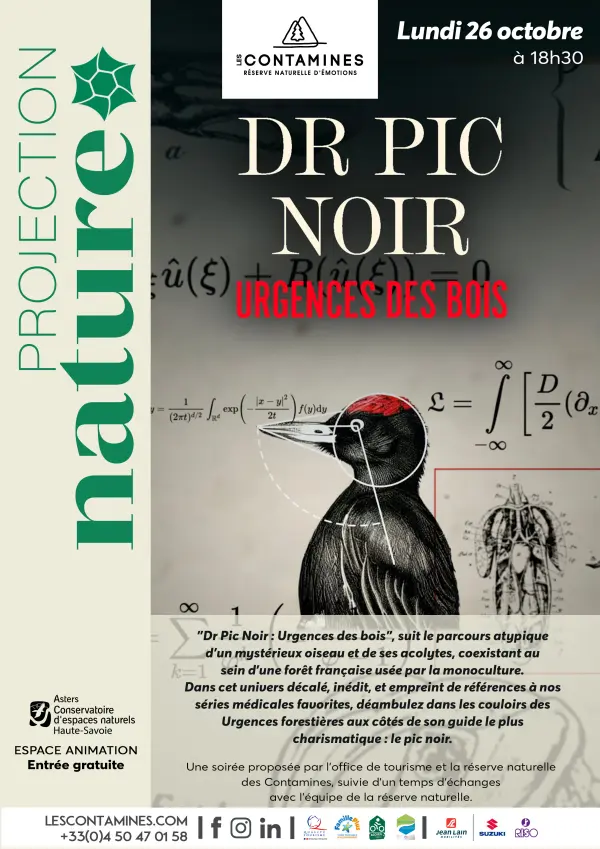 Projection nature "Dr Pic Noir" - suivi d'échanges avec la réserve naturelle