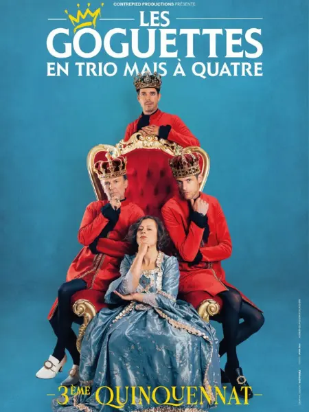 Spectacle musical - Humour musical - Les Goguettes en trio mais à quatre