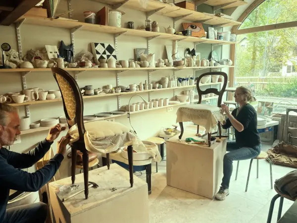 Stage en tapisserie d'ameublement en traditionnel