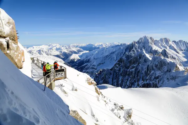 Vue depuis l'Aiguille du Midi