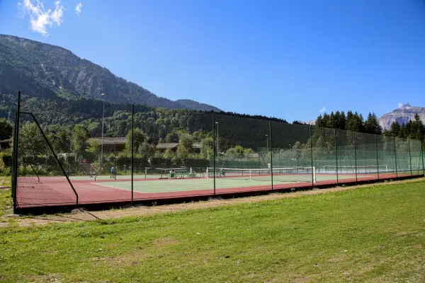 Vue Tennis Les Houches