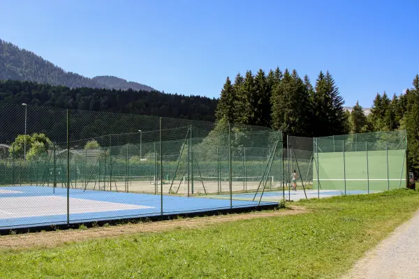 Vue Tennis Les Houches