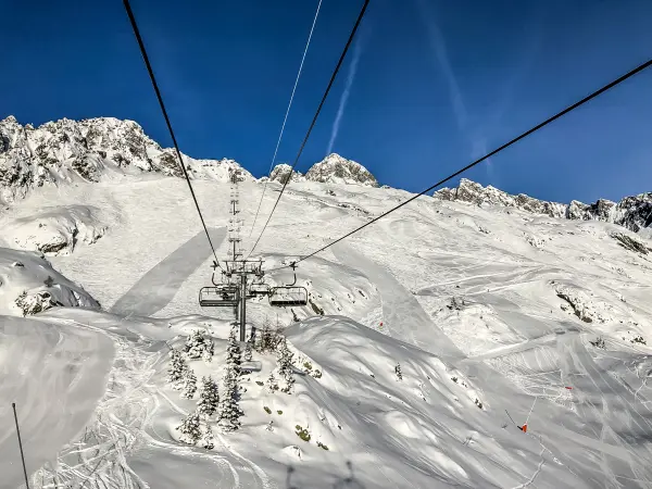 Télésiège en hiver