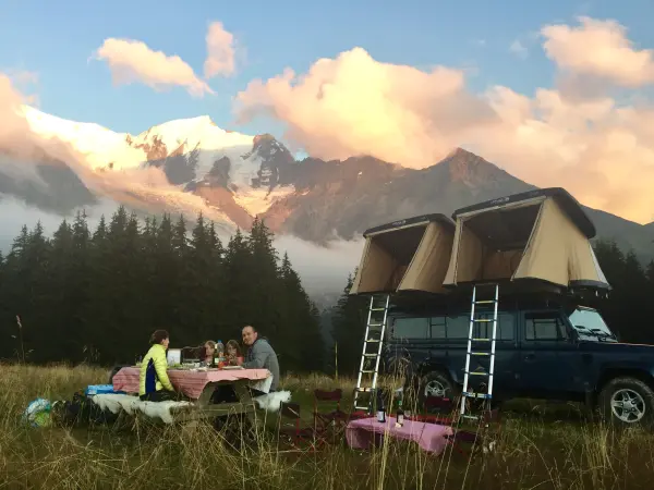 Mont Blanc private diner