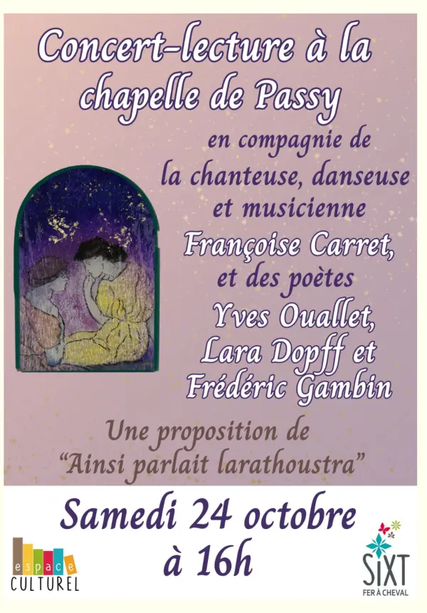 Concert-lecture à la chapelle de Passy