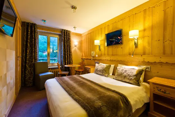 Hotel Aiguille du midi chamonix chambre double