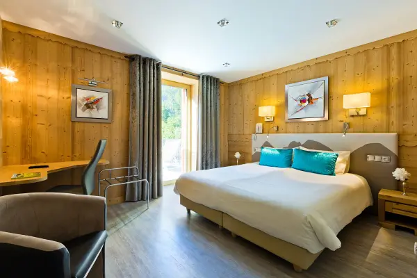 Hotel Aiguille du midi chamonix chambre double 2