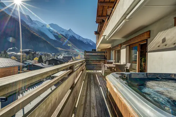 Appartement Centre de Chamonix avec Vue Mont Blanc 
