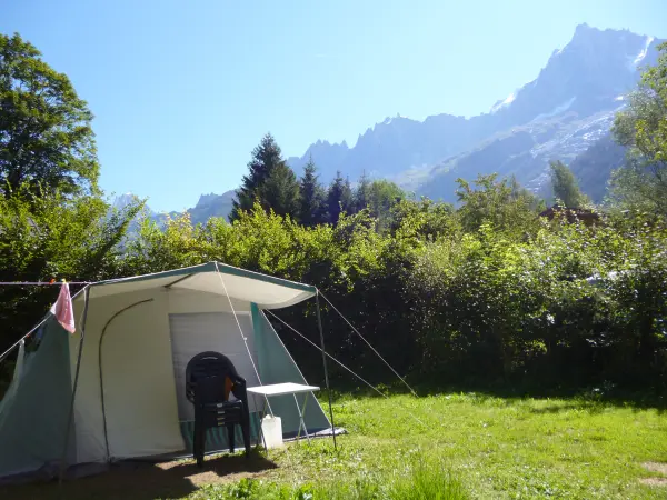 camping le grand champ tente chamonix
