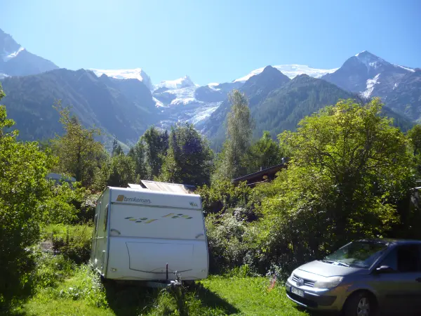 camping le grand champ carvane chamonix - les bossons