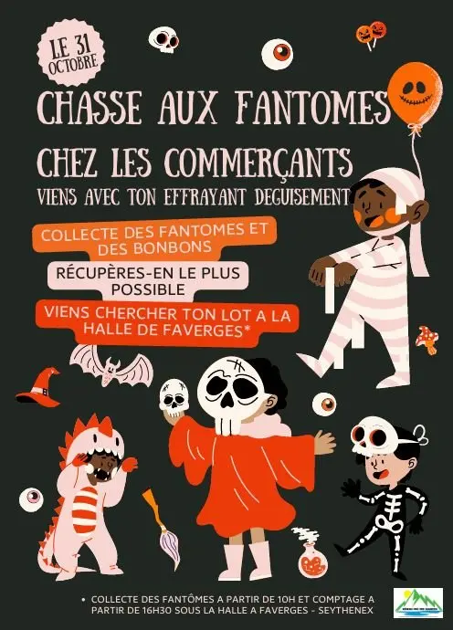 Chasse aux fantômes chez les commerçants