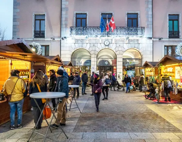 chalets marché de Noël