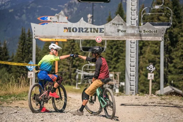 " Morzine mountain bike school " by alpes attitude