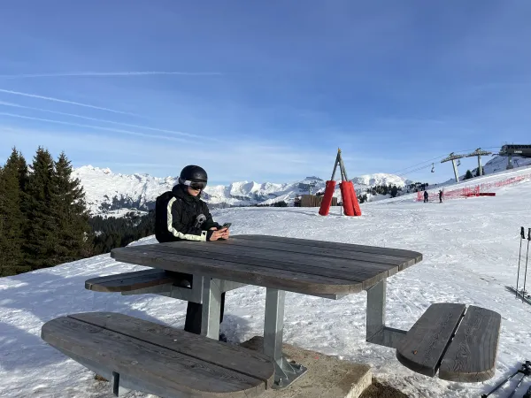Aire de pique-nique sur les pistes de Morillon