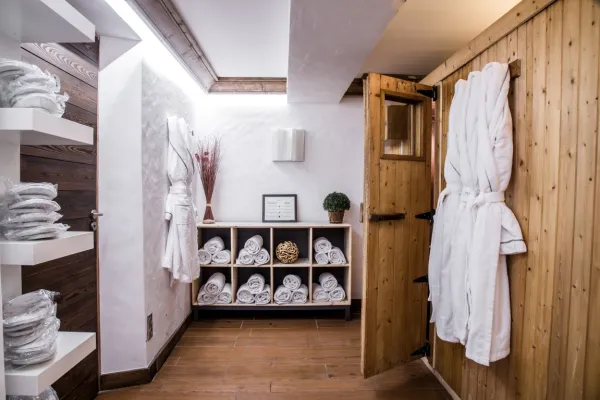 Accès sauna