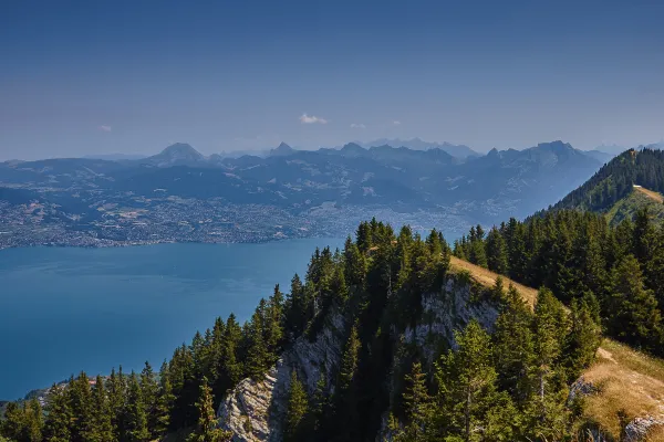 Vue sur la montagne