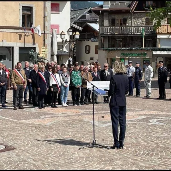 Commémoration du 80e anniversaire de la Victoire du 8 mai 1945_Megève