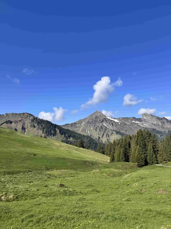 Col de cou depuis le lac des Mines d'Or_Morzine