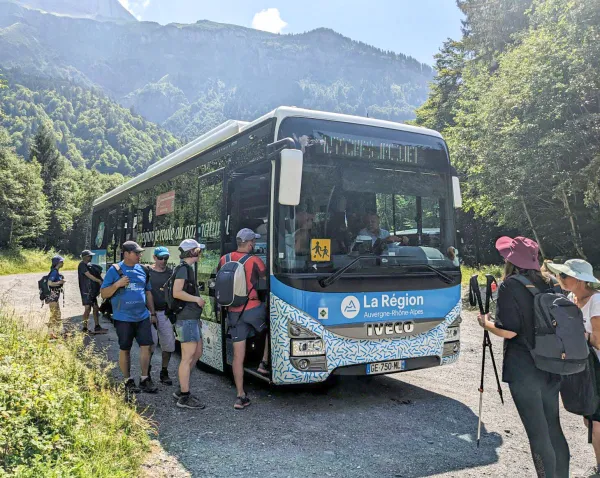 Arrêt de navette estivale : Le Perret