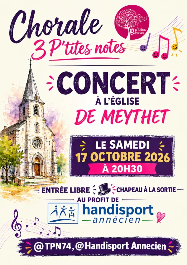 Concert à l'église de Meythet