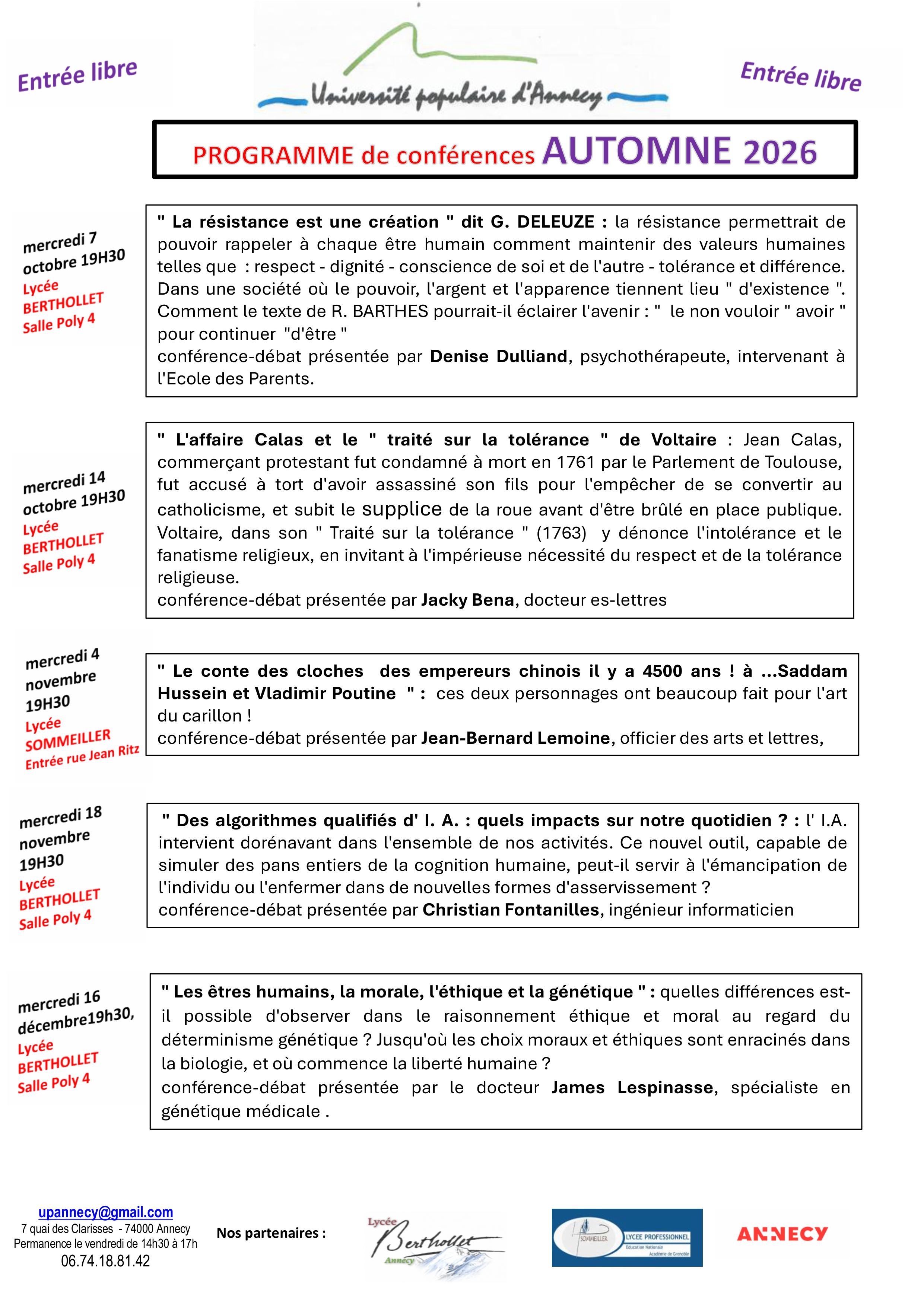 Conférence