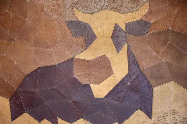 Art Vache : patchwork "Peau de vache"