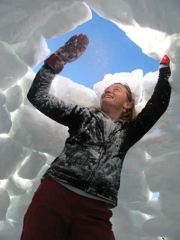 Construction d'igloo