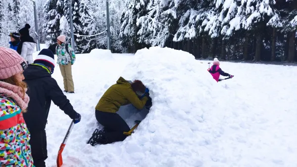 Construction d'igloo