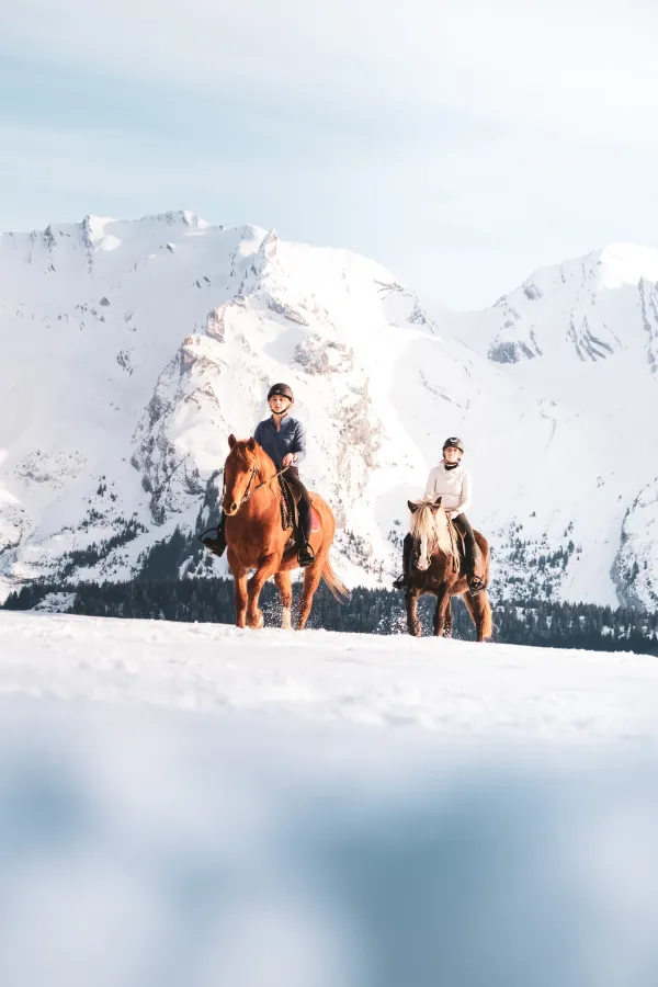 Balade à cheval au Grand-Bornand
