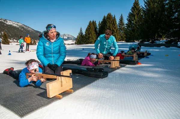 Biathlon au Plateau des Glières