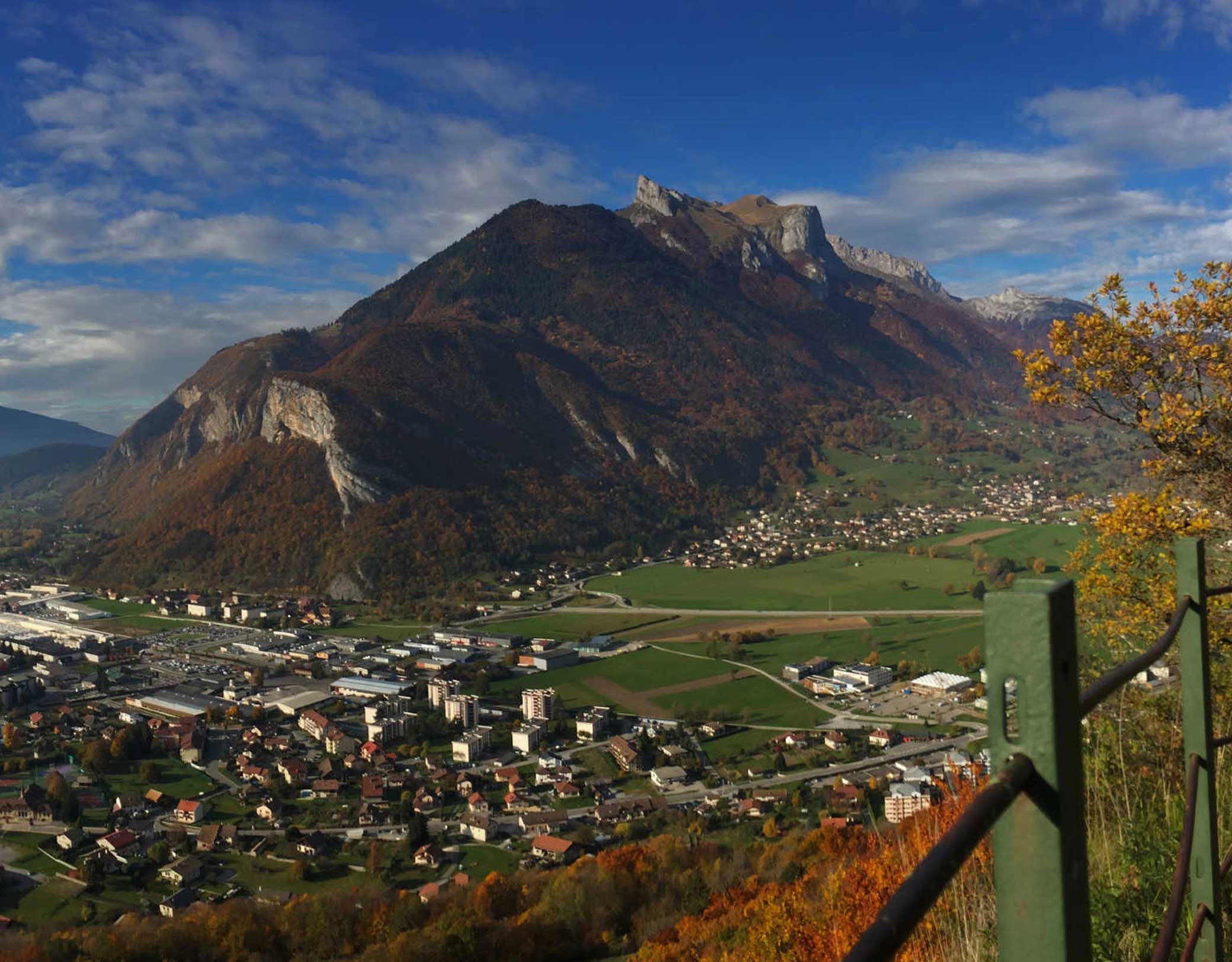 Faverges belvédere Crêt de Chambellon vue