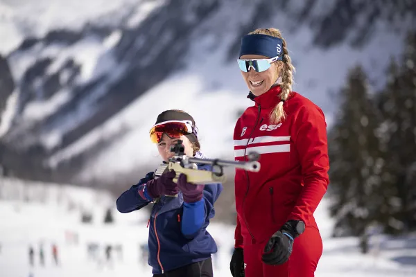 Biathlon tir à 10m : stage découverte enfant