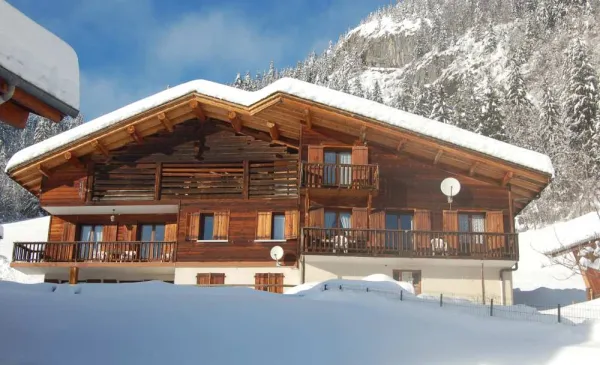 Chalet hiver/ Winter outside of chalet - Bon séjour - Le Grand-Bornand