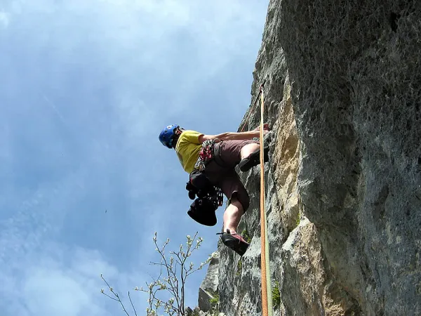 Escalade : grande voie "Pointe de Chombas"