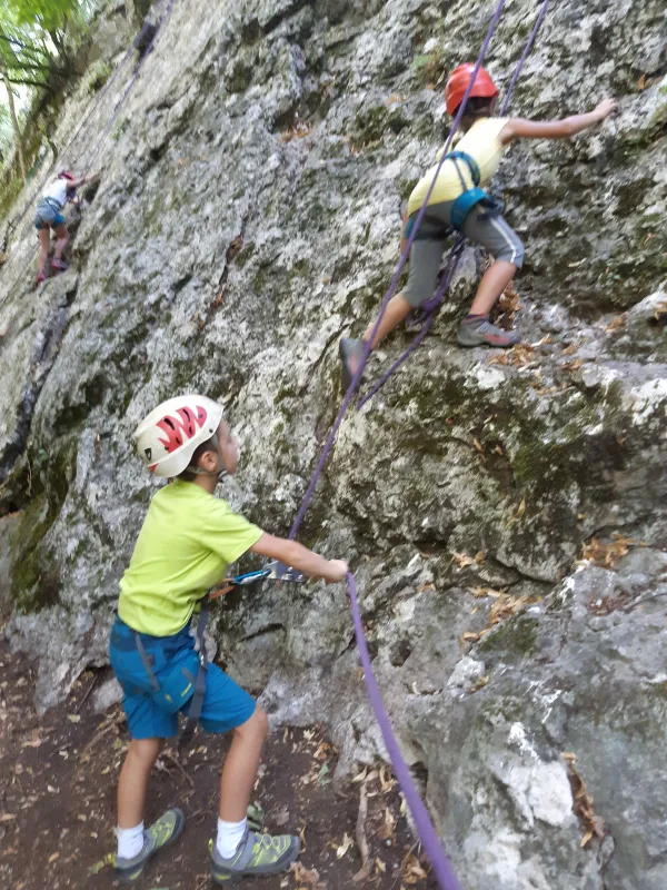 Escalade en plein air - Cours enfant