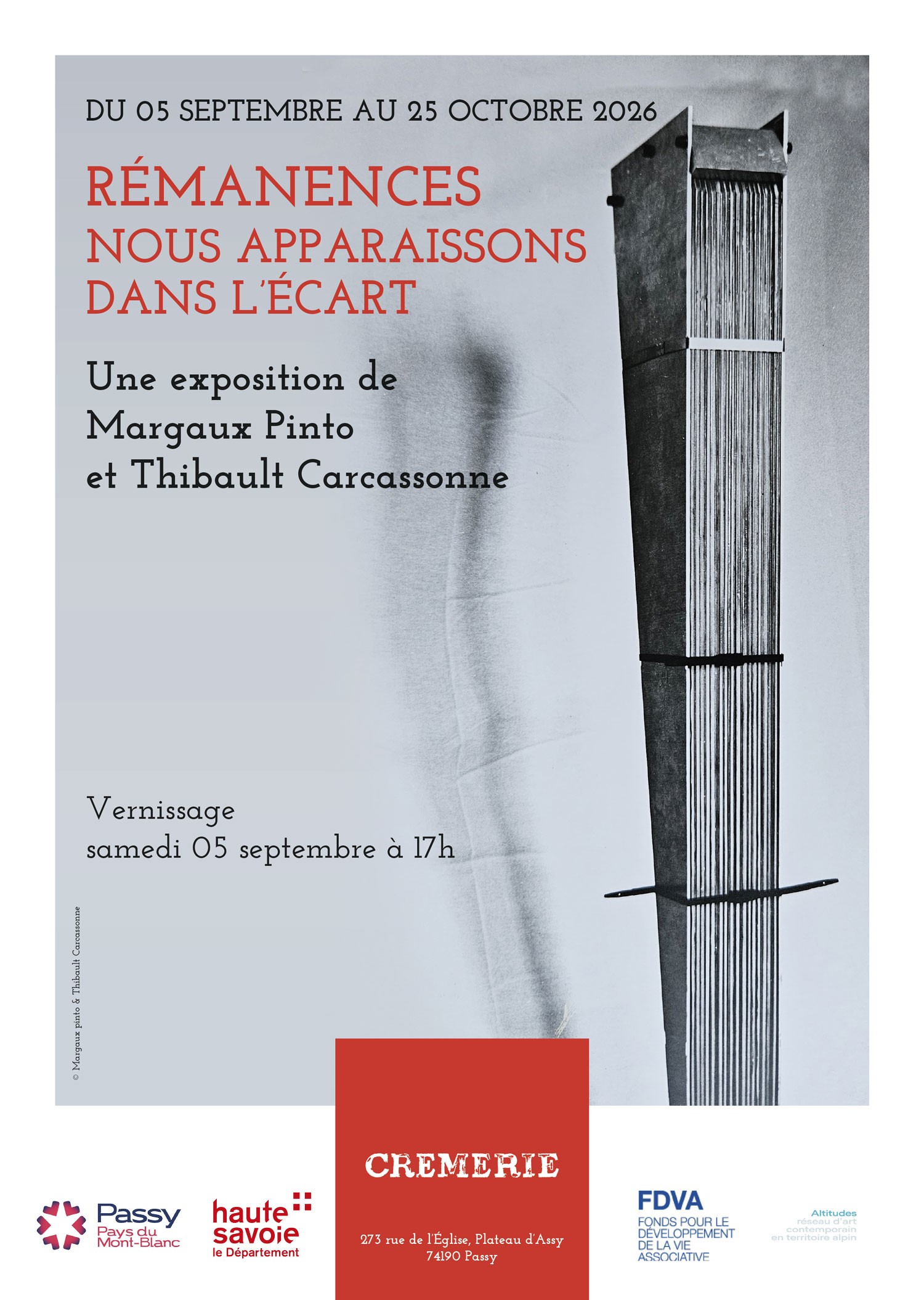 Exposition "Rémanences - Nous apparaissons dans l'écart"_Passy