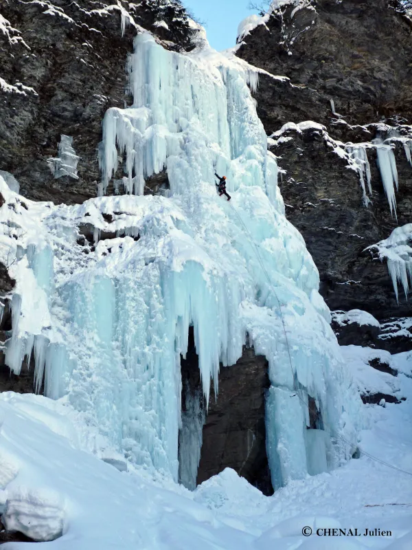Cascade de glace Megève