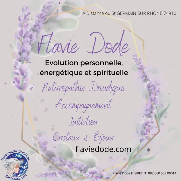 Flavie Dode Naturopathie druidique à Saint-Germain-sur-Rhône