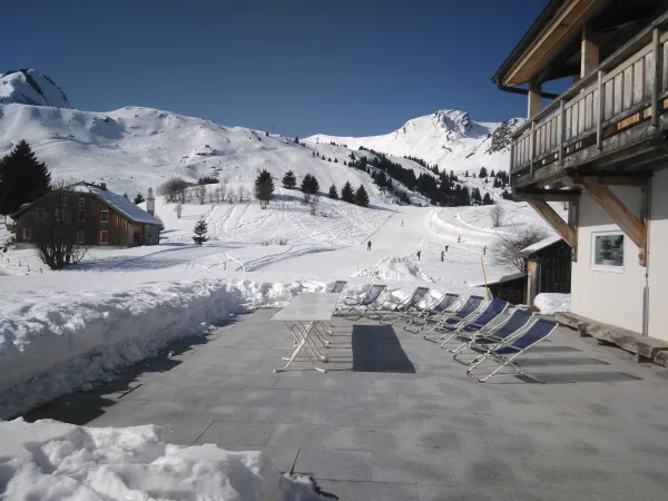 La terrasse avec vue
