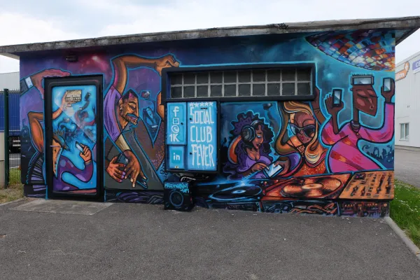 Fresques collectives à Meythet