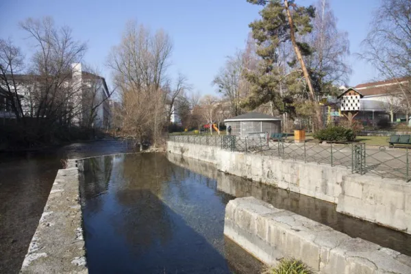 Les installations hydrauliques de l'île Saint-Joseph d'Annecy