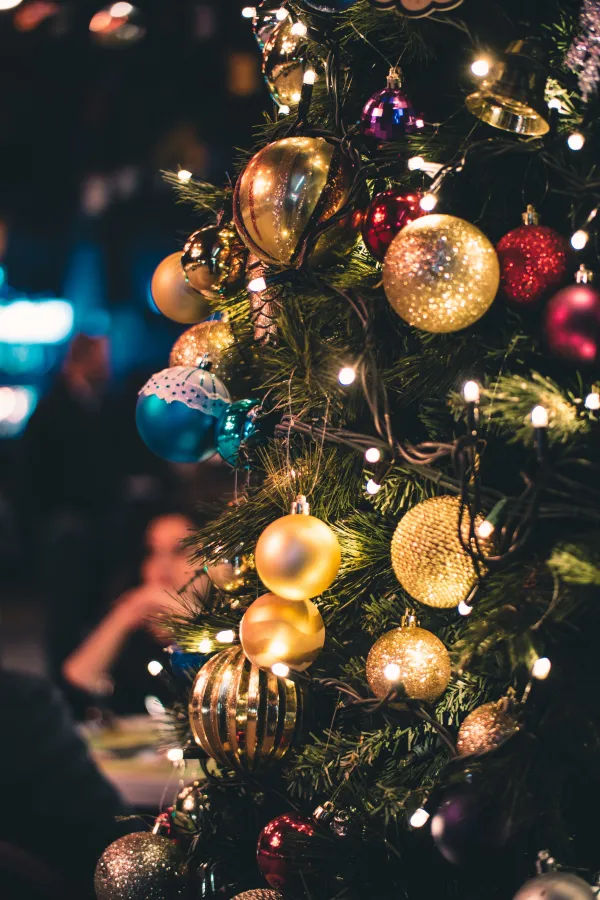 Illumination du sapin de Noël